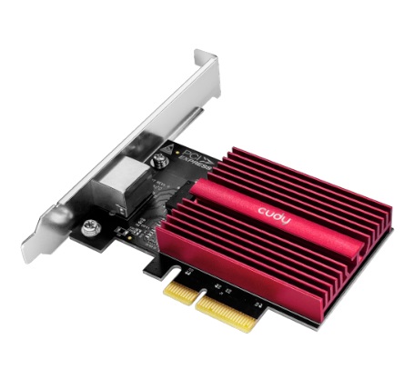 כרטיס רשת פנימי 10GbE קודי Cudy PE10G 10Gbps PCI-E Ethernet Adapter